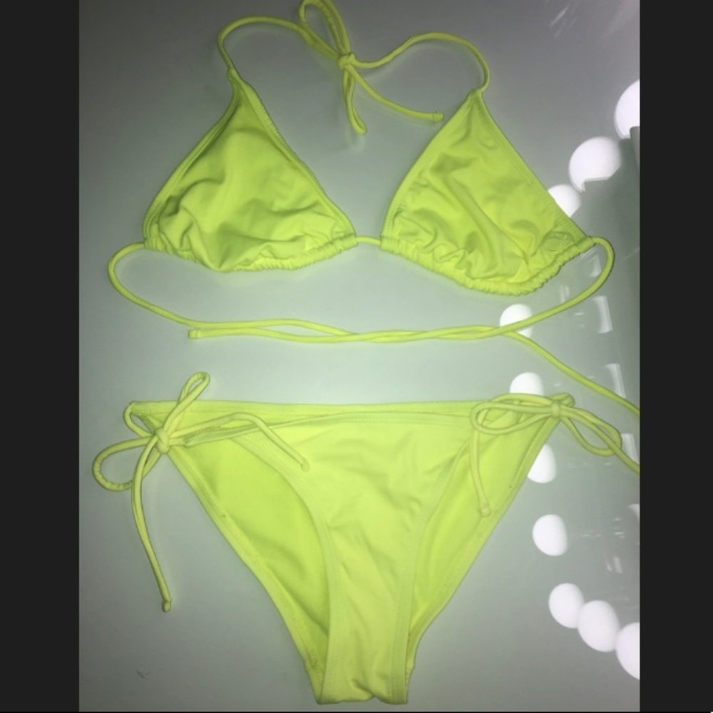 Neon Yellow Bathing suit ✨